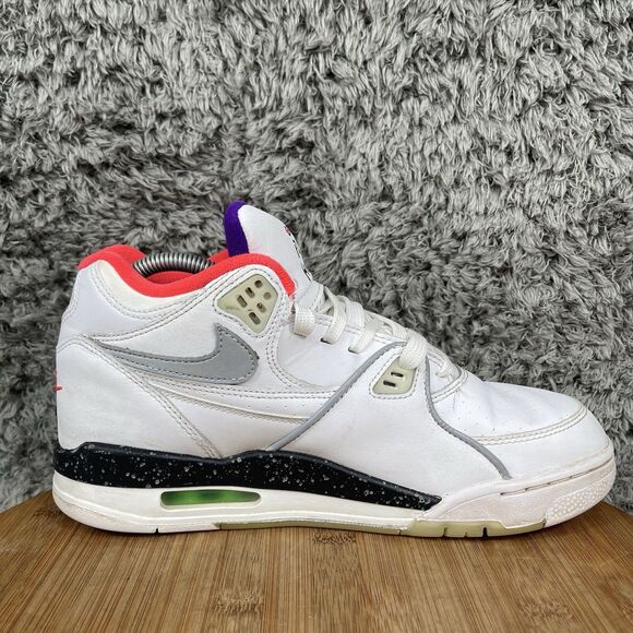 Nike Air Flight 89 Planet of Hoops Sneakers Shoes Men's 8 CW2616-101 - Picture 7 of 12